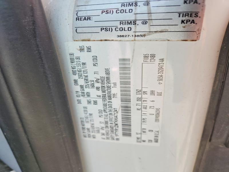 46320246 :رقم المزاد ، 1FTYR1ZM7KKA71241 vin ، 2019 Ford Transit مزاد بيع