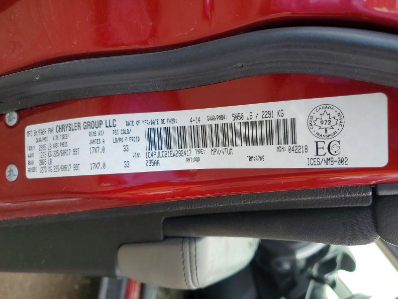 2014 Jeep Cherokee მანქანა იყიდება აუქციონზე, vin: 1C4PJLCB1EW292417, აუქციონის ნომერი: 46890406