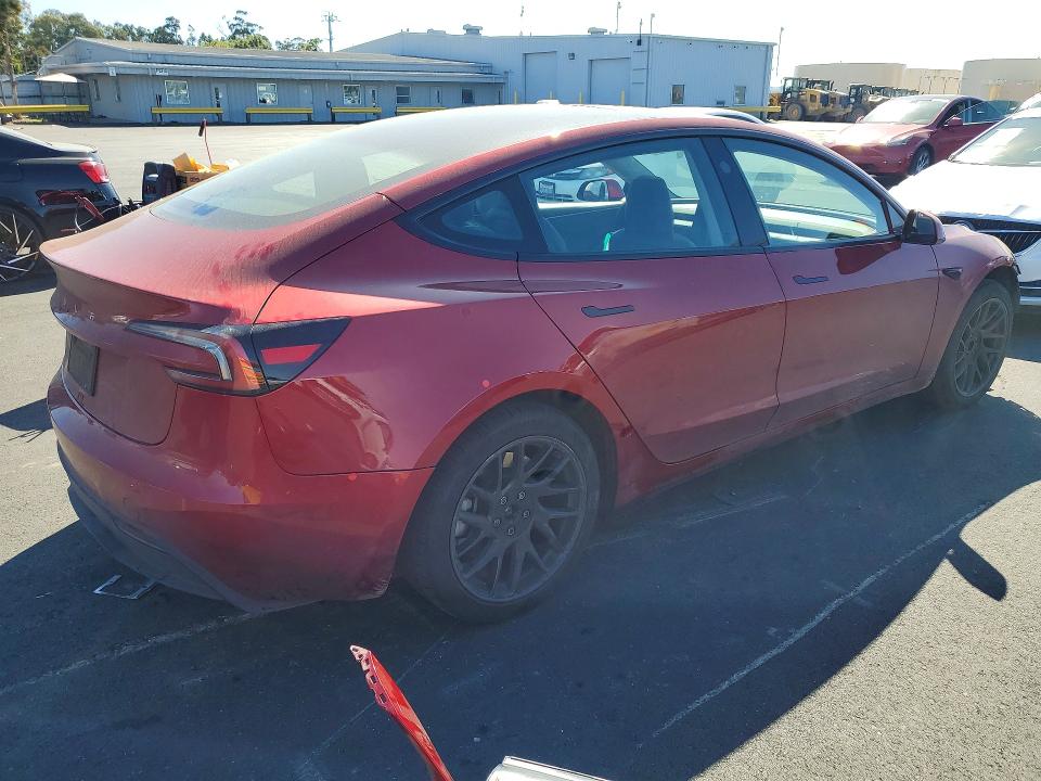 2024 Tesla Model 3 მანქანა იყიდება აუქციონზე, vin: 5YJ3E1EA2RF742243, აუქციონის ნომერი: 47275576