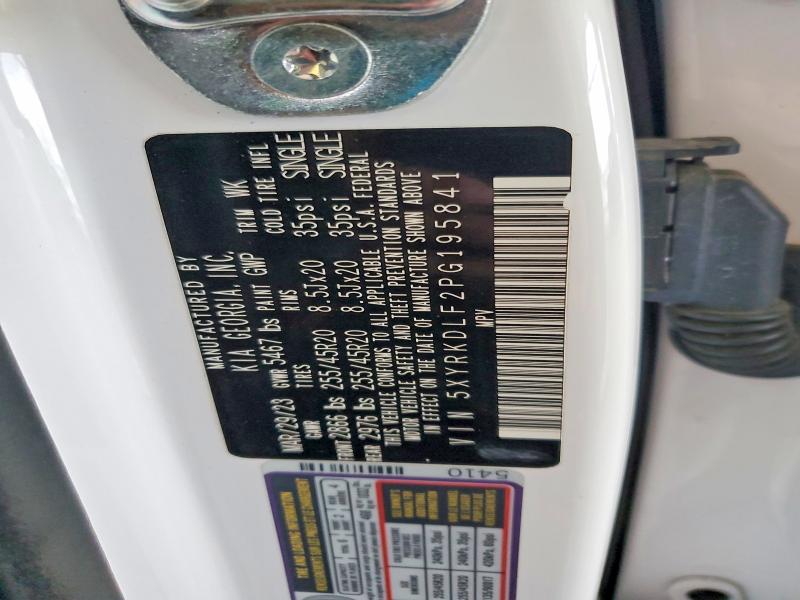 Продаж на аукціоні авто 2023 Kia Sorento, vin: 5XYRKDLF2PG195841, номер лоту: 79283475