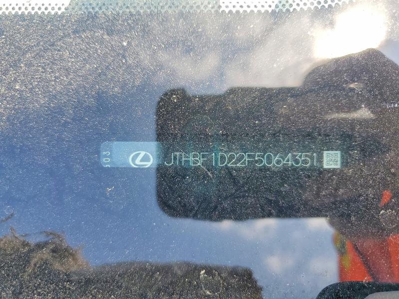 Продаж на аукціоні авто 2015 Lexus Is 250, vin: JTHBF1D22F5064351, номер лоту: 47494726