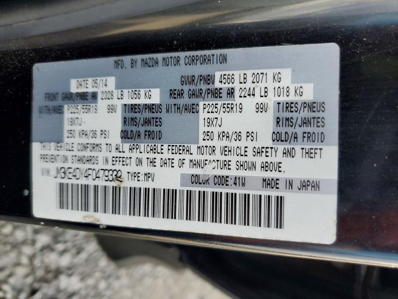 41636826 :رقم المزاد ، JM3KE4DY4F0479332 vin ، 2015 Mazda Cx-5 مزاد بيع