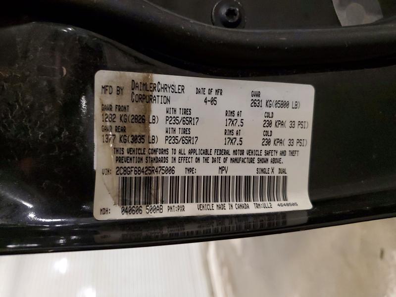 Aukcja sprzedaży 2005 Chrysler Pacifica, vin: 2C8GF68425R475006, numer aukcji: 47808756