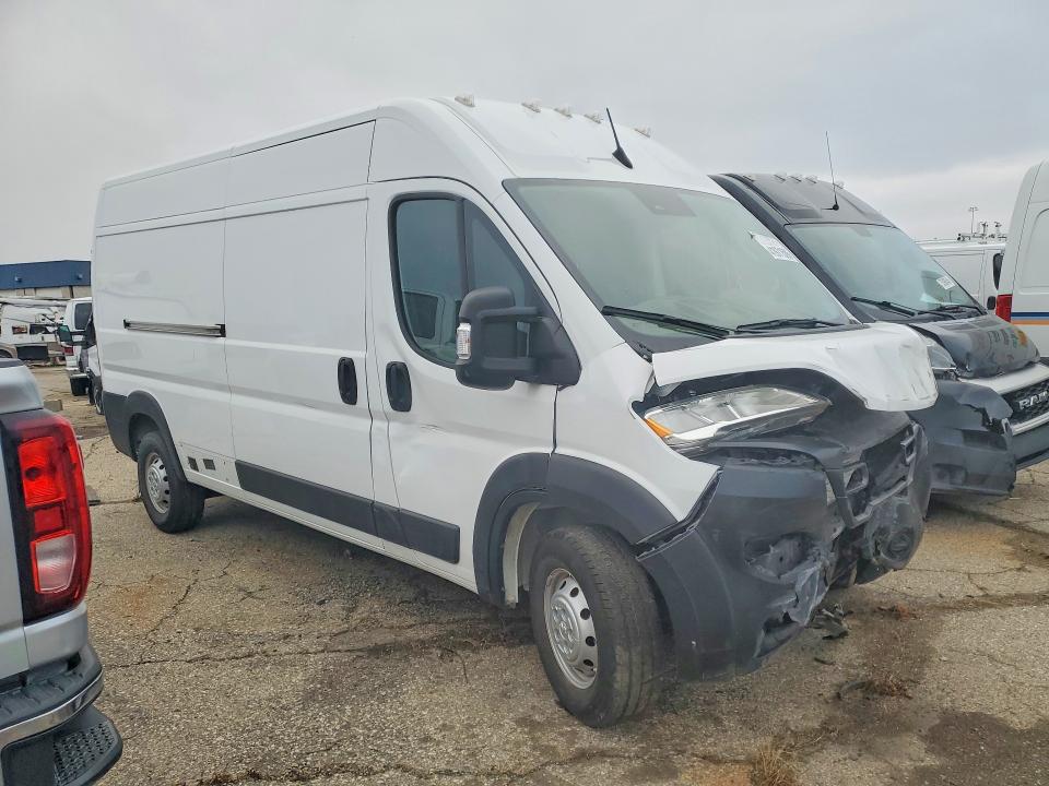 2023 Ram Promaster 2500 მანქანა იყიდება აუქციონზე, vin: 3C6LRVDG8PE550286, აუქციონის ნომერი: 41971506