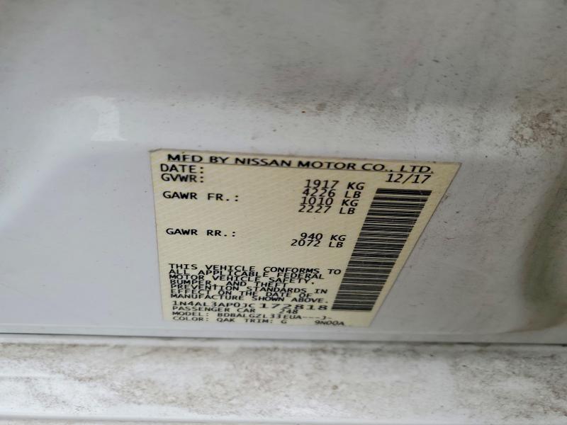 Aukcja sprzedaży 2018 Nissan Altima, vin: 1N4AL3AP0JC172818, numer aukcji: 42016206