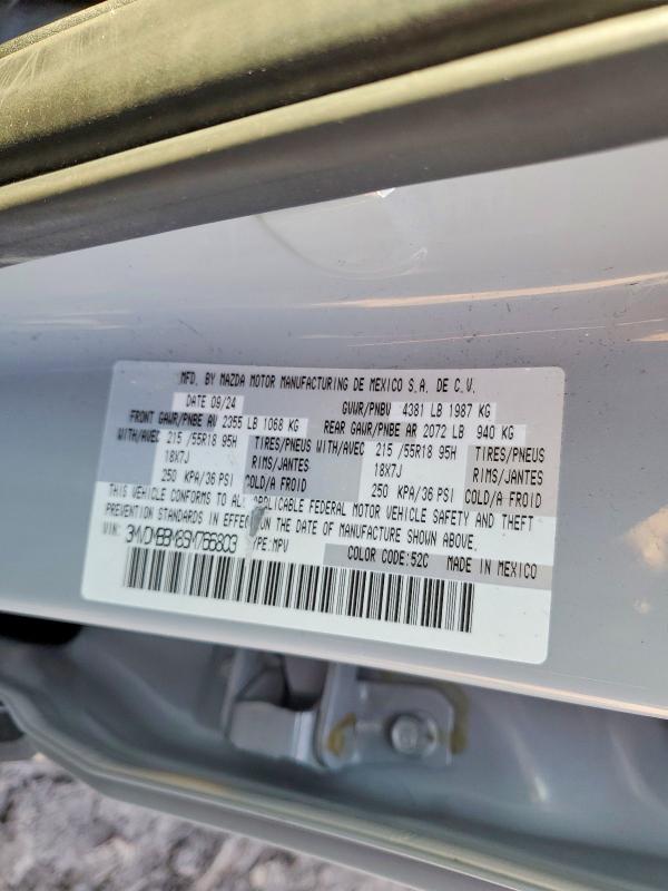 Aukcja sprzedaży 2025 Mazda Cx-30, vin: 3MVDMBBM8SM766803, numer aukcji: 47313366
