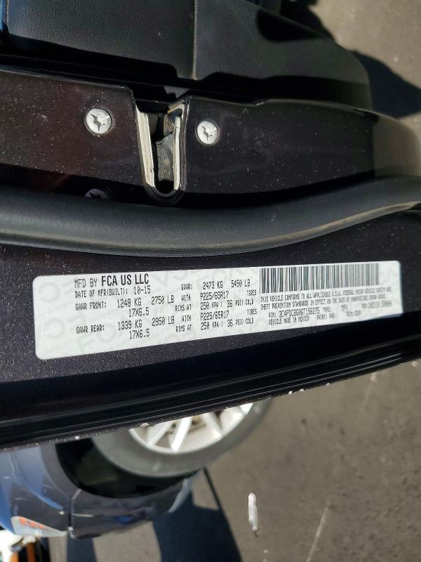 Продаж на аукціоні авто 2016 Dodge Journey, vin: 3C4PDCBG0GT156275, номер лоту: 45965776