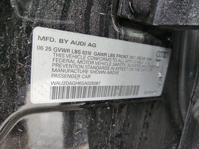 45811626 :رقم المزاد ، WAU2DAGH6SA025087 vin ، 2025 Audi A6 E-tron مزاد بيع