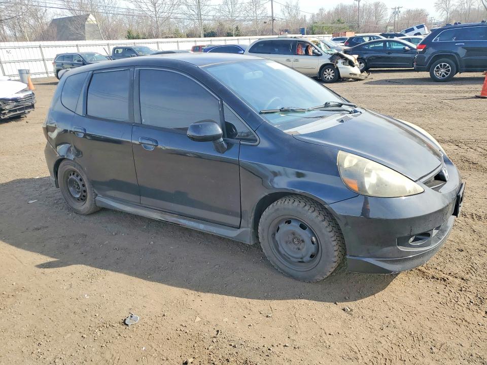 47691876 :رقم المزاد ، JHMGD37687S046381 vin ، 2007 Honda Fit مزاد بيع