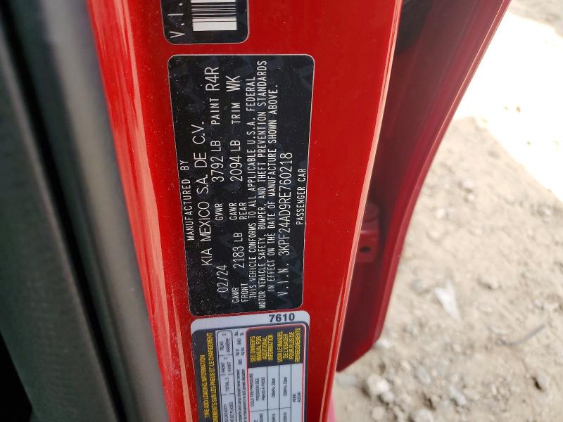 Aukcja sprzedaży 2024 Kia Forte, vin: 3KPF24AD9RE760218, numer aukcji: 78893805