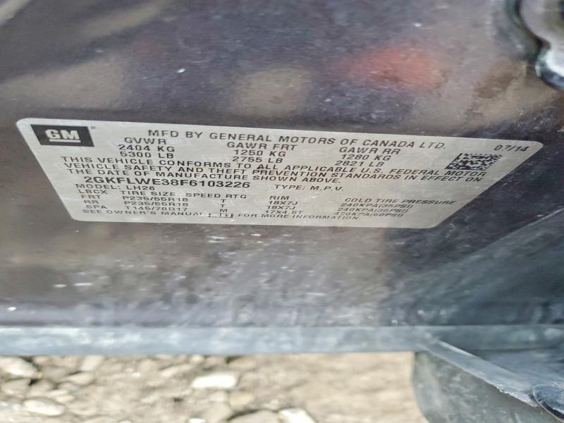 Продаж на аукціоні авто 2015 Gmc Terrain, vin: 2GKFLWE38F6103226, номер лоту: 46988076