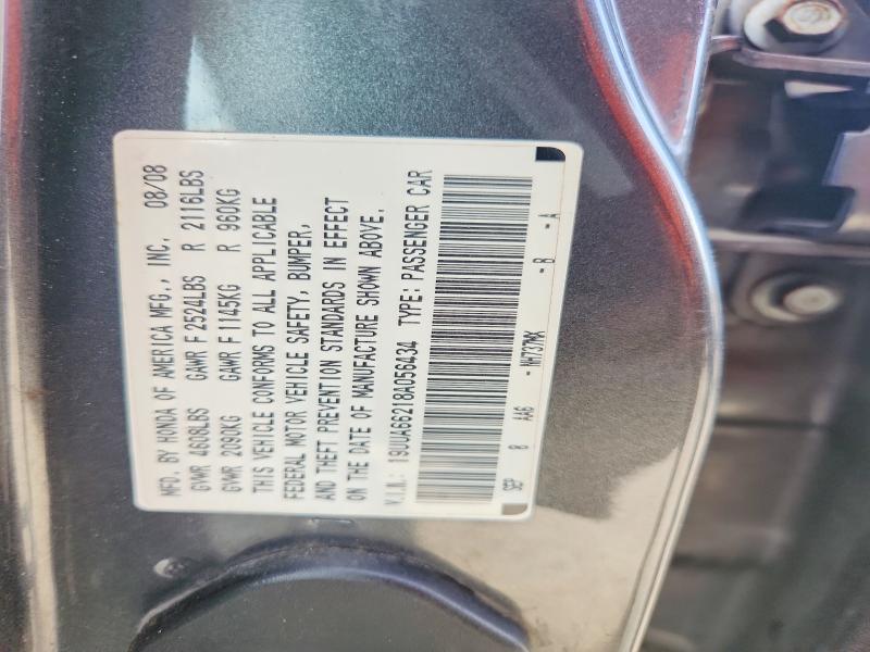 2008 Acura Tl მანქანა იყიდება აუქციონზე, vin: 19UUA66218A056434, აუქციონის ნომერი: 46940696