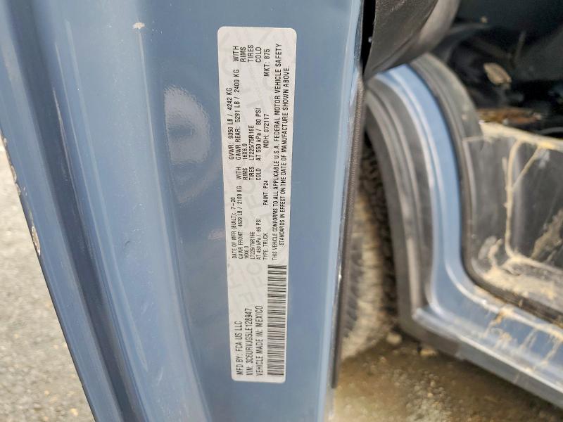 Продажа на аукционе авто 2020 Ram Promaster 3500, vin: 3C6URVJG5LE128947, номер лота: 41659906