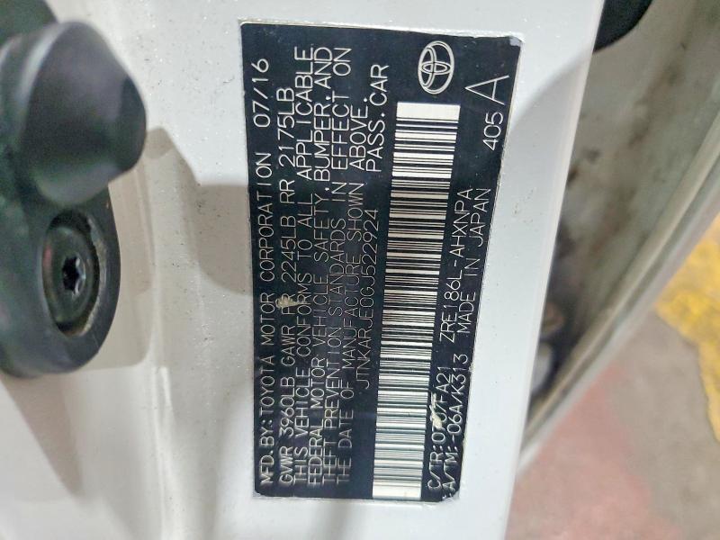 Aukcja sprzedaży 2016 Scion Im, vin: JTNKARJE0GJ522924, numer aukcji: 45449166