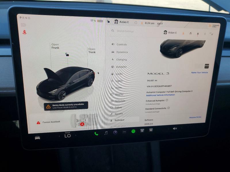 Продажа на аукционе авто 2023 Tesla Model 3, vin: 5YJ3E1EA0PF493857, номер лота: 47643676