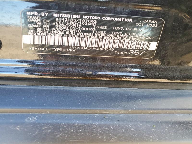 Продаж на аукціоні авто 2024 Mitsubishi Outlander Sport, vin: JA4ARUAU4RU003549, номер лоту: 79828845