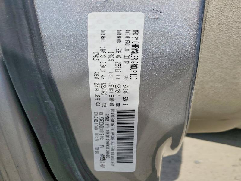 Продаж на аукціоні авто 2013 Chrysler Town & Country, vin: 2C4RC1CGXDR606916, номер лоту: 47694176