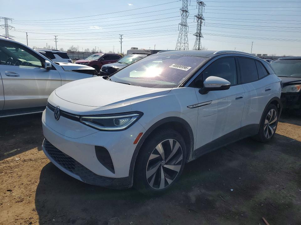 2021 Volkswagen Id.4 მანქანა იყიდება აუქციონზე, vin: WVGUNPE23MP063544, აუქციონის ნომერი: 48006996