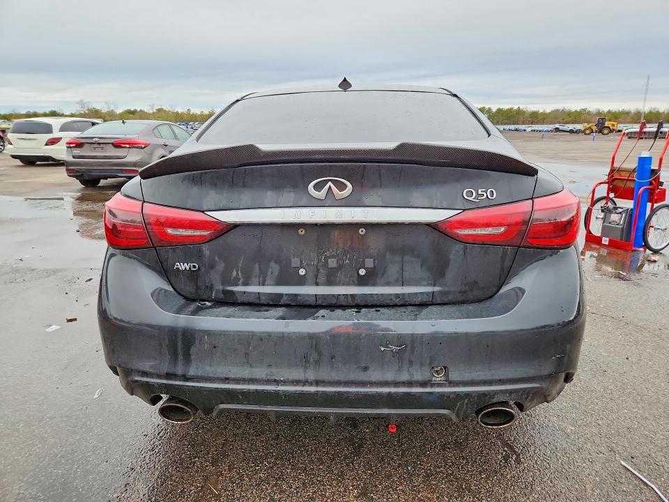 41771086 :رقم المزاد ، JN1EV7AR7JM440436 vin ، 2018 Infiniti Q50 مزاد بيع