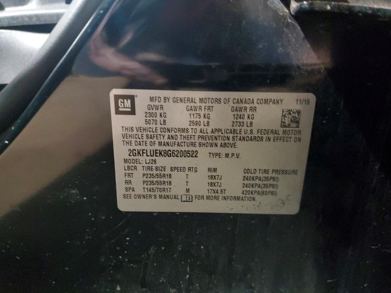 Продажа на аукционе авто 2016 Gmc Terrain, vin: 2GKFLUEK8G6200522, номер лота: 47141076