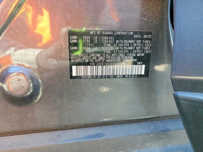 Aukcja sprzedaży 2023 Subaru Outback, vin: 4S4BTGUD2P3122014, numer aukcji: 46761016
