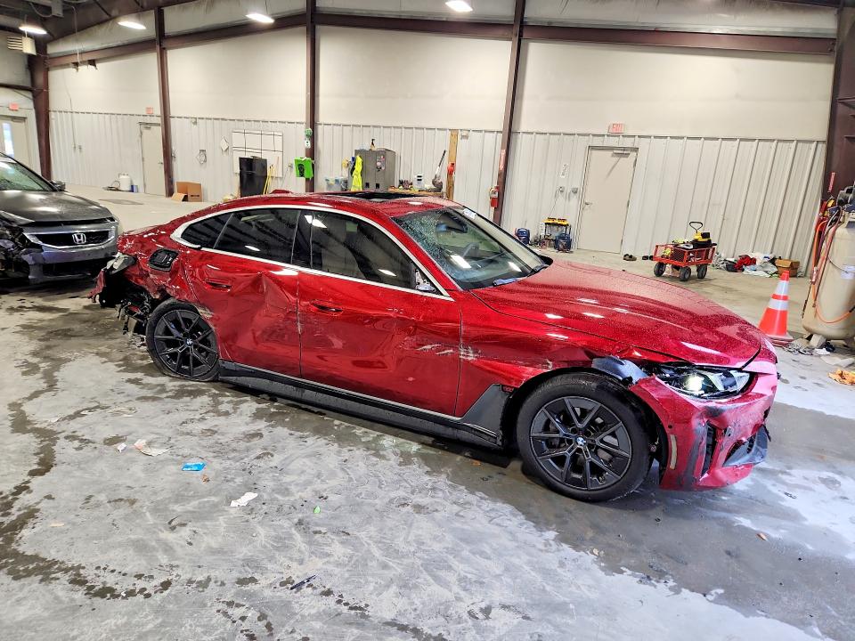 2025 Bmw I4 მანქანა იყიდება აუქციონზე, vin: WBY23HD06SFU41820, აუქციონის ნომერი: 45637126