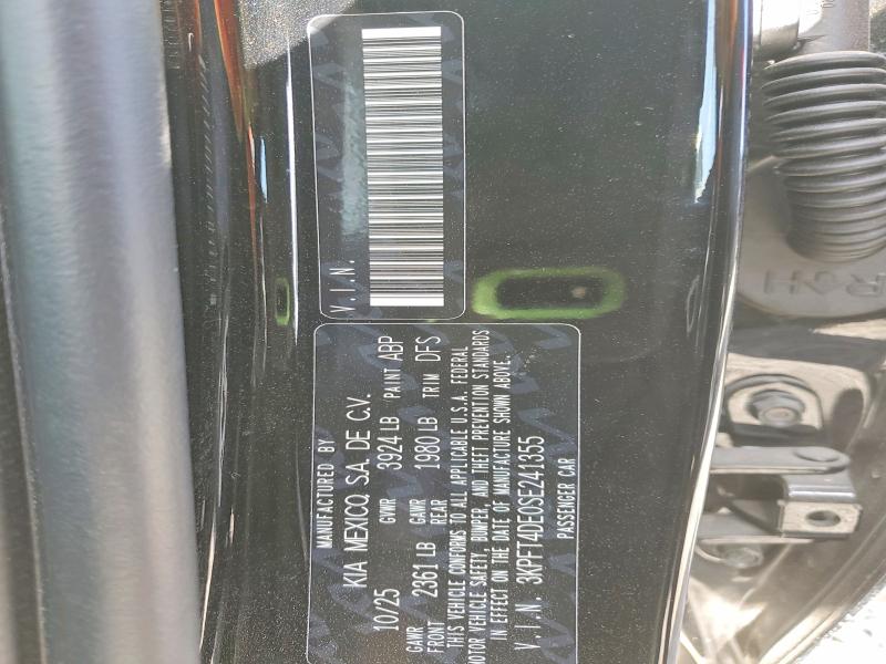 Продажа на аукционе авто 2025 Kia K4, vin: 3KPFT4DE0SE241355, номер лота: 46744686