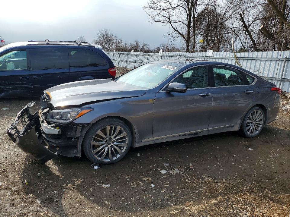 2015 Hyundai Genesis V8 4dr მანქანა იყიდება აუქციონზე, vin: KMHGN4JF6FU017537, აუქციონის ნომერი: 78964705