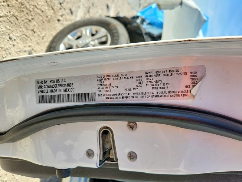 Продаж на аукціоні авто 2024 Ram 2500, vin: 3C6UR5CL2RG244002, номер лоту: 46732036