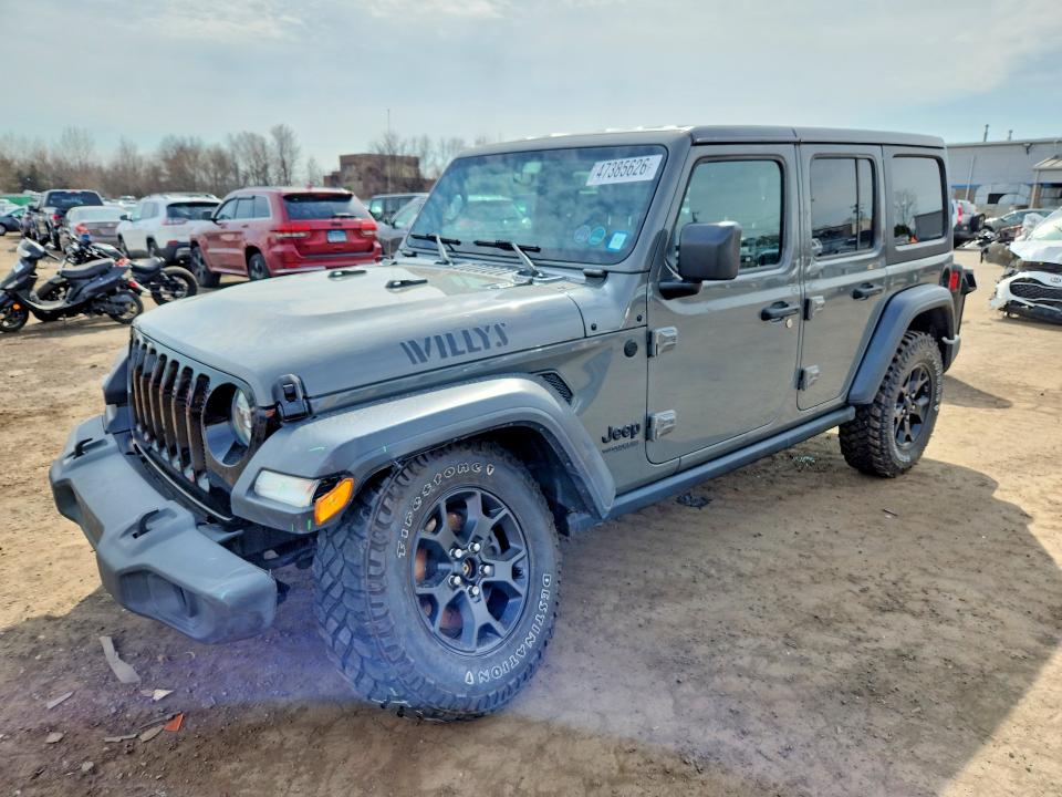 Aukcja sprzedaży 2020 Jeep Wrangler, vin: 1C4HJXDN9LW209222, numer aukcji: 47385626
