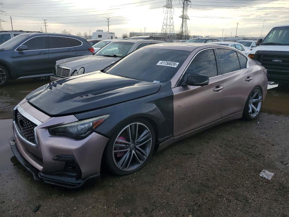 41756026 :رقم المزاد ، JN1BV7AR7EM683057 vin ، 2014 Infiniti Q50 مزاد بيع