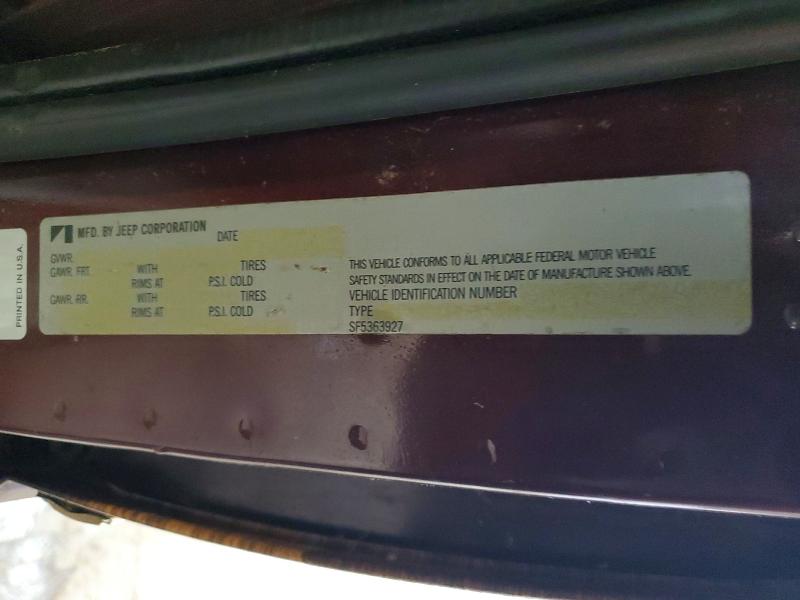 Продаж на аукціоні авто 1988 Jeep Grand Wagoneer, vin: 1JCNJ15U1JT058363, номер лоту: 79727235