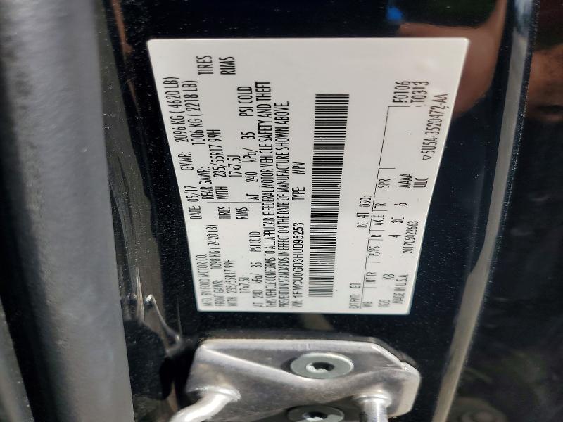 Aukcja sprzedaży 2017 Ford Escape, vin: 1FMCU0GD3HUD95253, numer aukcji: 79991685
