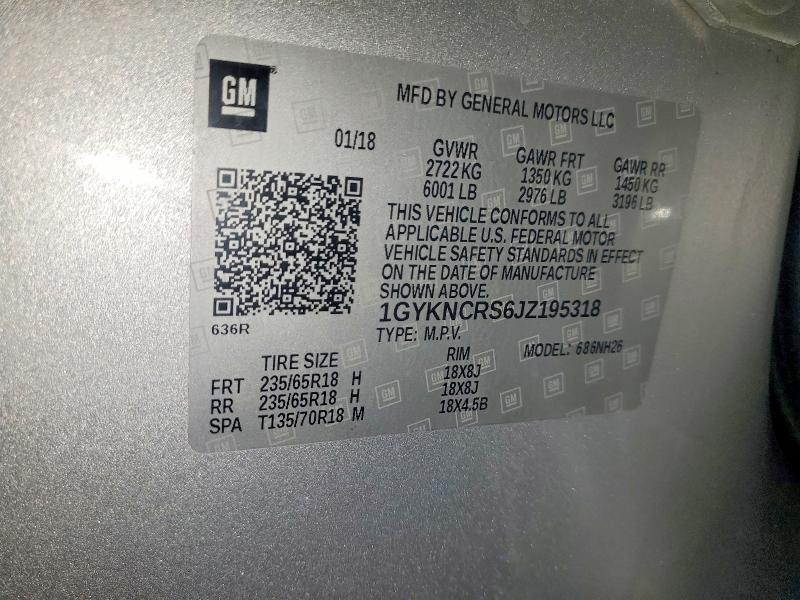 Продажа на аукционе авто 2018 Cadillac Xt5, vin: 1GYKNCRS6JZ195318, номер лота: 45764596