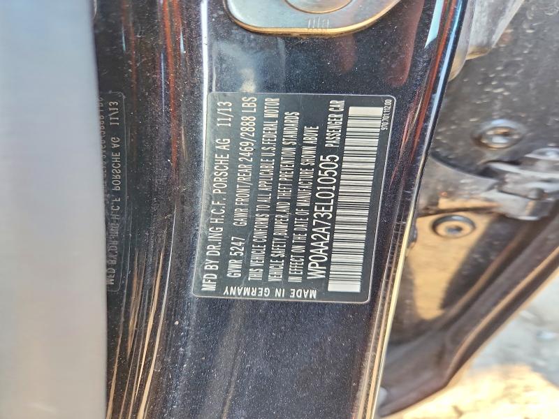 2014 Porsche Panamera მანქანა იყიდება აუქციონზე, vin: WP0AA2A73EL010505, აუქციონის ნომერი: 79790115