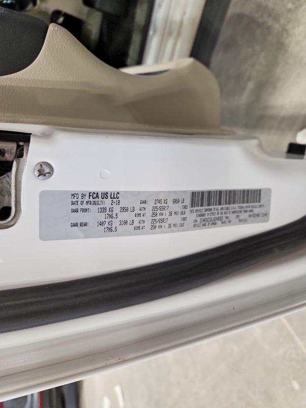 Aukcja sprzedaży 2018 Dodge Grand Caravan, vin: 2C4RDGCGXJR249359, numer aukcji: 47363346