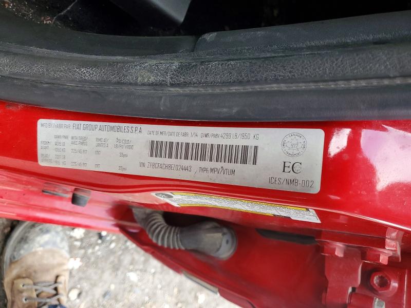 Aukcja sprzedaży 2014 Fiat 500l, vin: ZFBCFACH8EZ024443, numer aukcji: 47160726