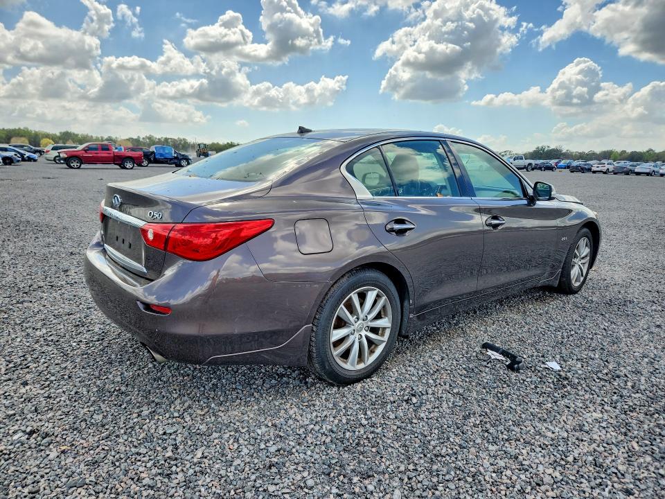Продаж на аукціоні авто 2017 Infiniti Q50, vin: JN1CV7AR6HM680076, номер лоту: 45496796