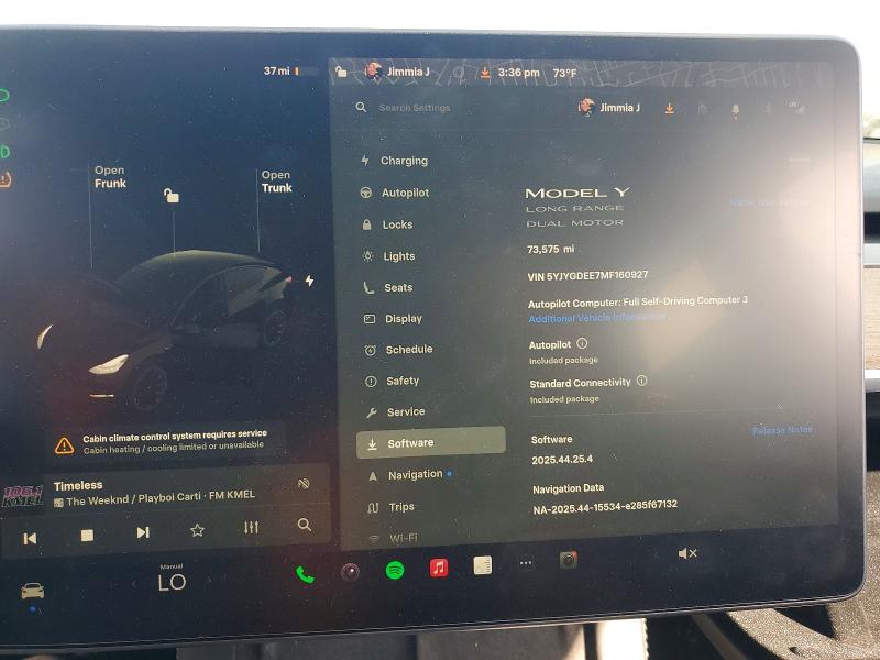 Продаж на аукціоні авто 2021 Tesla Model Y, vin: 5YJYGDEE7MF160927, номер лоту: 45481646