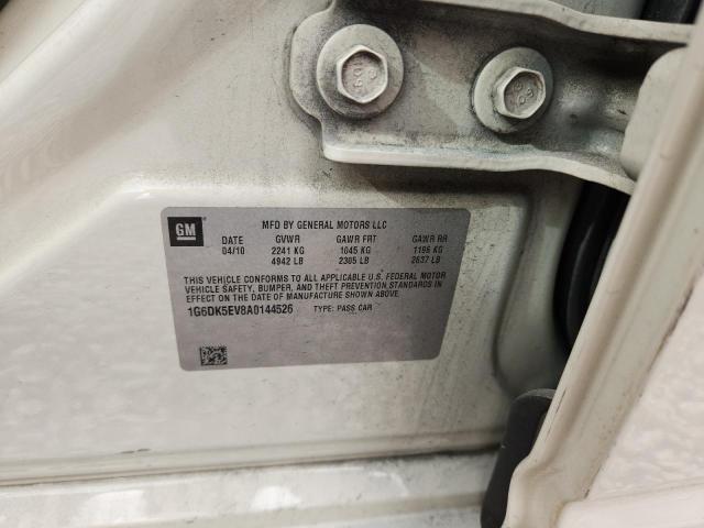 2010 Cadillac Cts მანქანა იყიდება აუქციონზე, vin: 1G6DK5EV8A0144526, აუქციონის ნომერი: 41944836