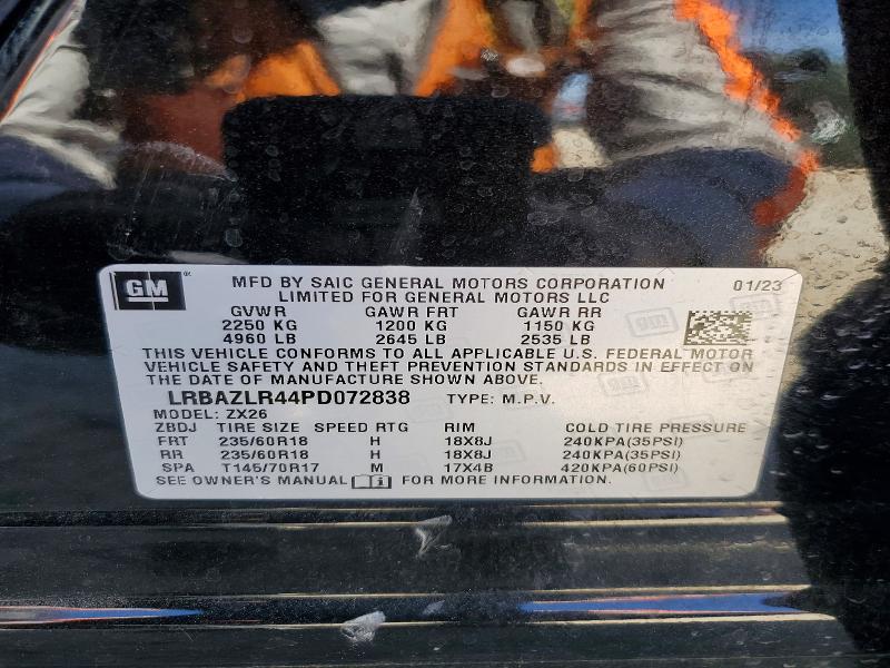 2023 Buick Envision მანქანა იყიდება აუქციონზე, vin: LRBAZLR44PD072838, აუქციონის ნომერი: 46068966