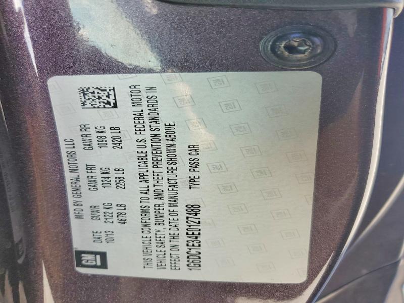 2014 Cadillac Cts მანქანა იყიდება აუქციონზე, vin: 1G6DC1E34E0127488, აუქციონის ნომერი: 47265826