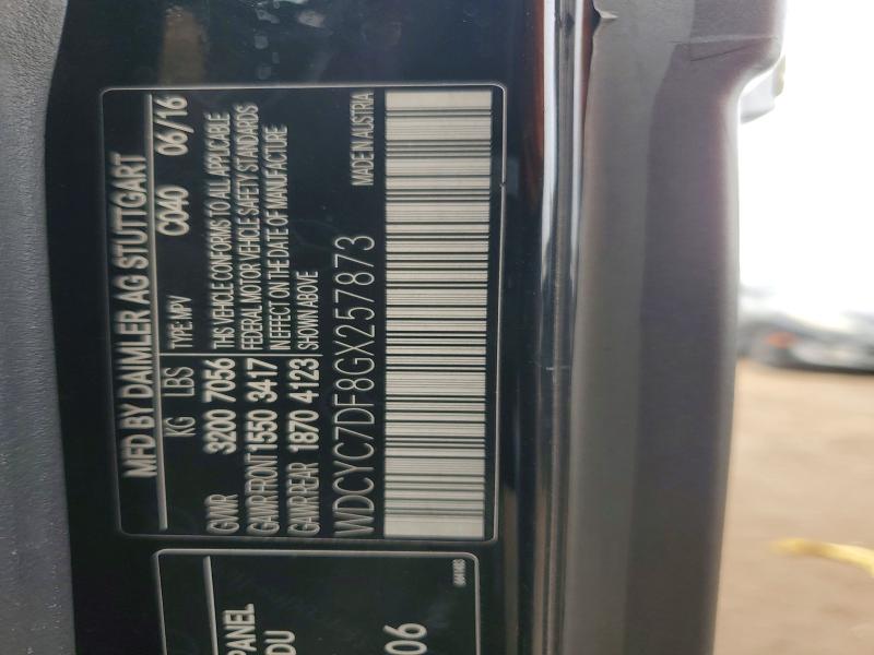 Auction sale of the 2016 Mercedes-benz G, vin: WDCYC7DF8GX257873, lot number: 47058806