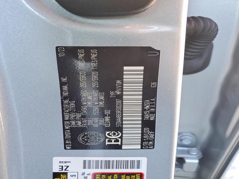 Aukcja sprzedaży 2024 Lexus Tx 350, vin: 5TDAAAB69RS002087, numer aukcji: 79202395