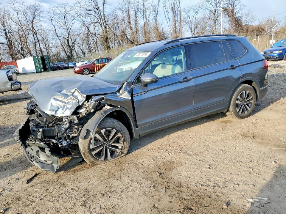 Auction sale of the 2022 Volkswagen Tiguan, vin: 3VV0B7AX8NM135439, lot number: 47313416