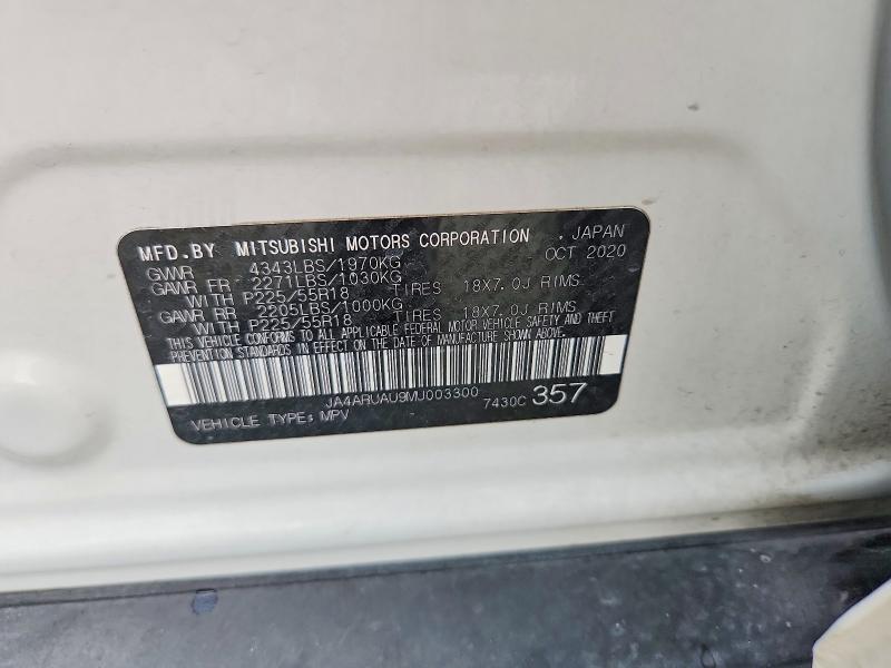 Продаж на аукціоні авто 2021 Mitsubishi Outlander Sport, vin: JA4ARUAU9MU003300, номер лоту: 79569155