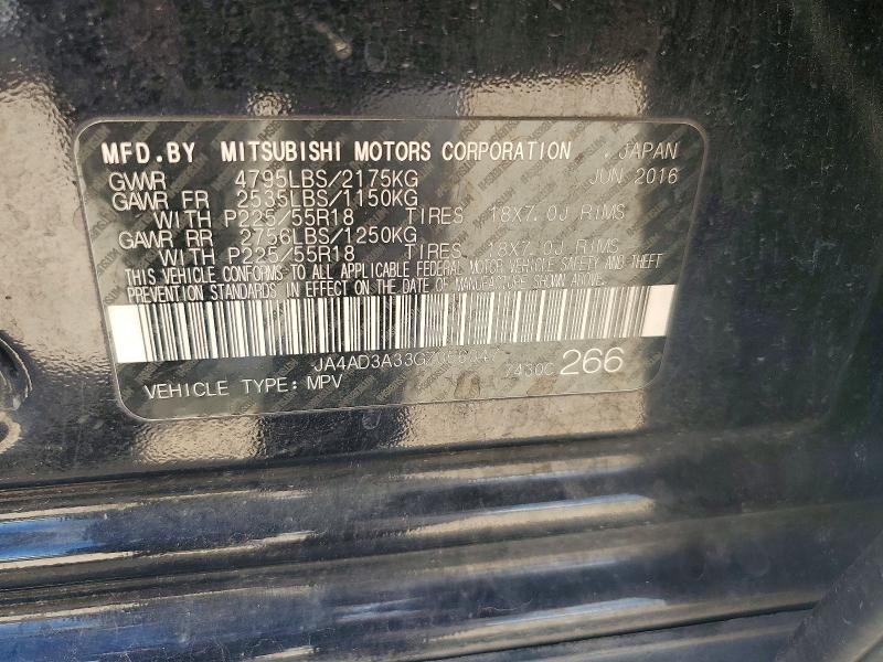 Продаж на аукціоні авто 2016 Mitsubishi Outlander, vin: JA4AD3A33GZ056047, номер лоту: 47871546