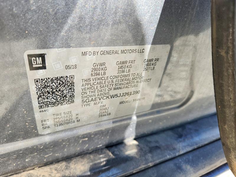 Aukcja sprzedaży 2018 Buick Enclave, vin: 5GAEVCKW5JJ261390, numer aukcji: 79432815