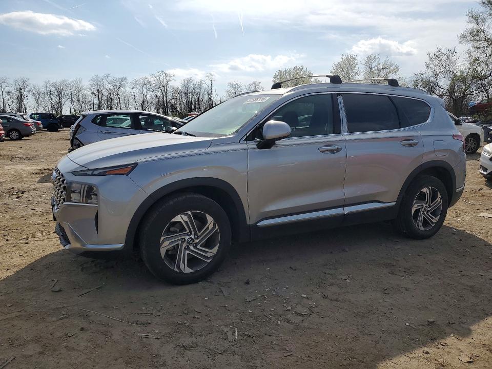 2022 Hyundai Santa Fe მანქანა იყიდება აუქციონზე, vin: 5NMS24AJ6NH435002, აუქციონის ნომერი: 47586176