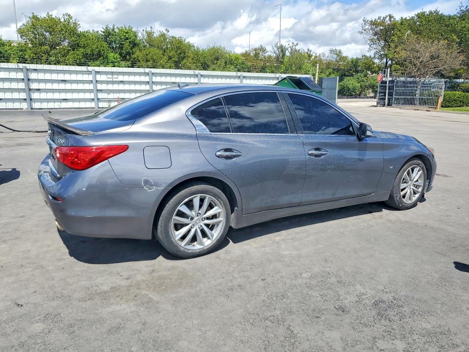 2015 Infiniti Q50 მანქანა იყიდება აუქციონზე, vin: JN1BV7ARXFM399505, აუქციონის ნომერი: 47078076